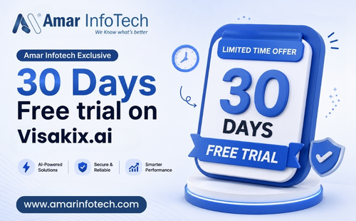 Amar Infotech Exclusive: 30 Days Free Trial on Visakix.ai